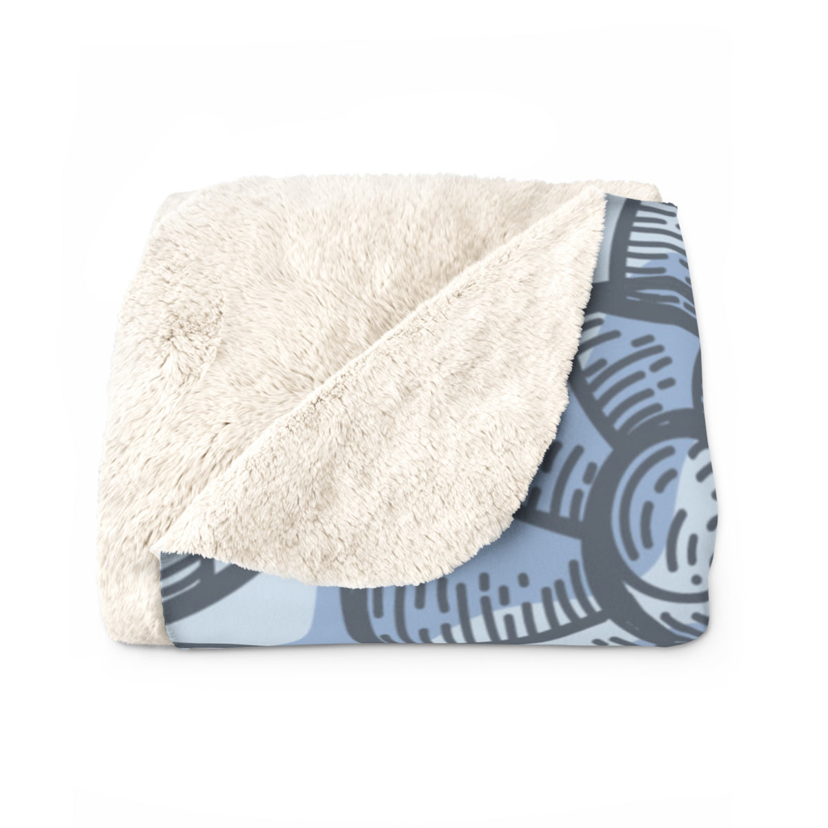 Snail Shell Sherpa Fleece Blanket