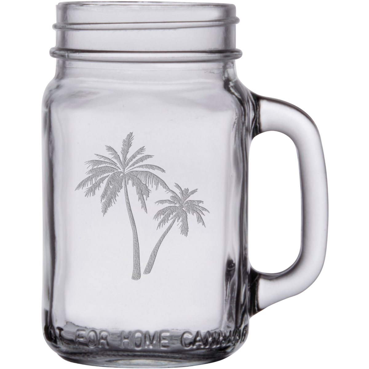 Palms 16 oz. Mason Jar Glass Sets