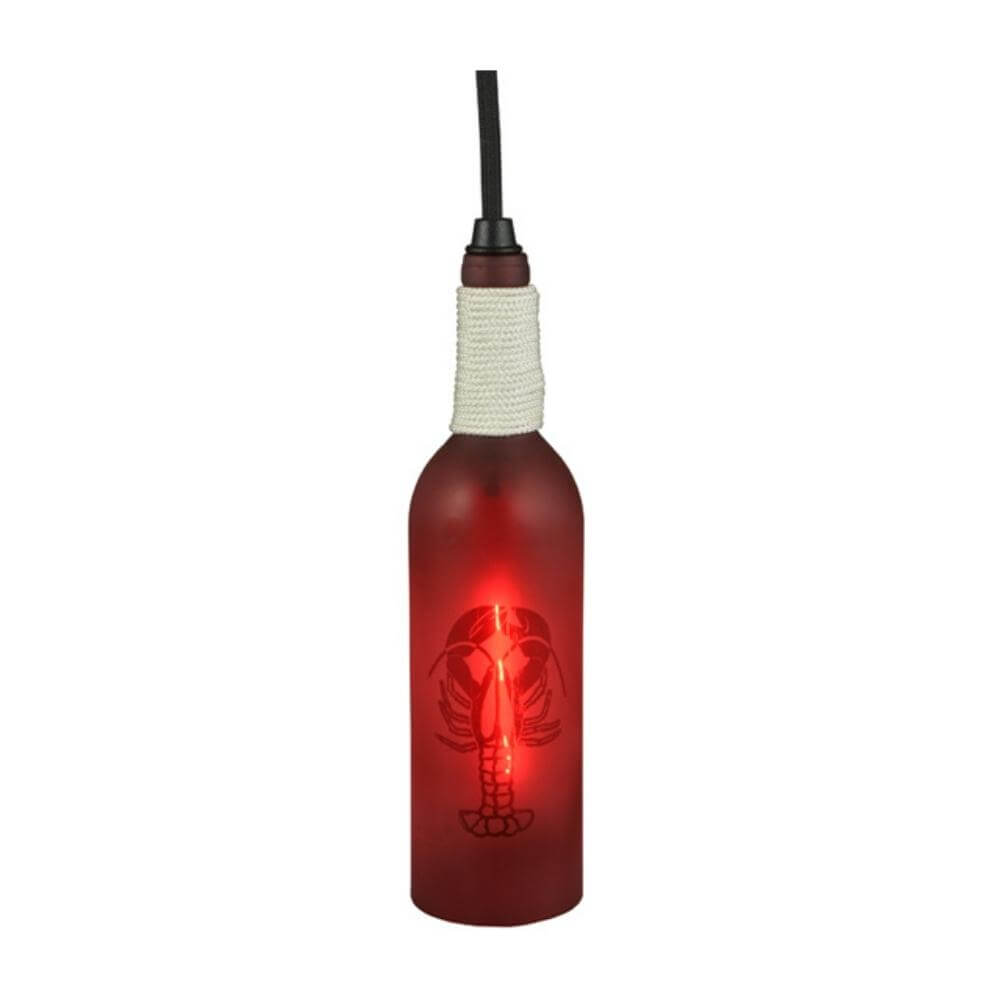 Red Wine Lobster Mini Pendant
