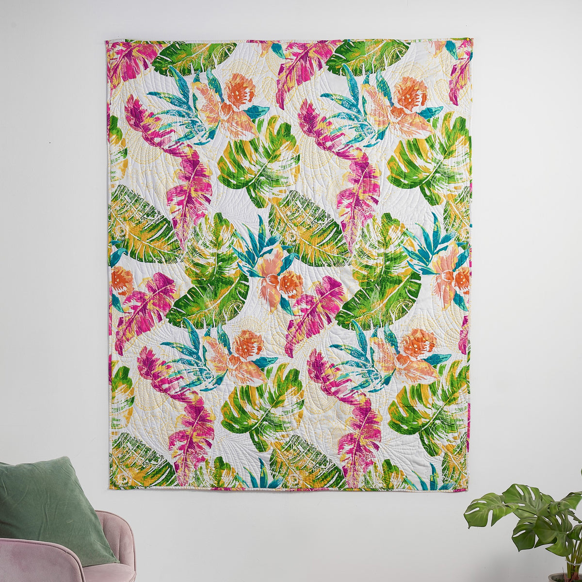 Bright Tropics Throw