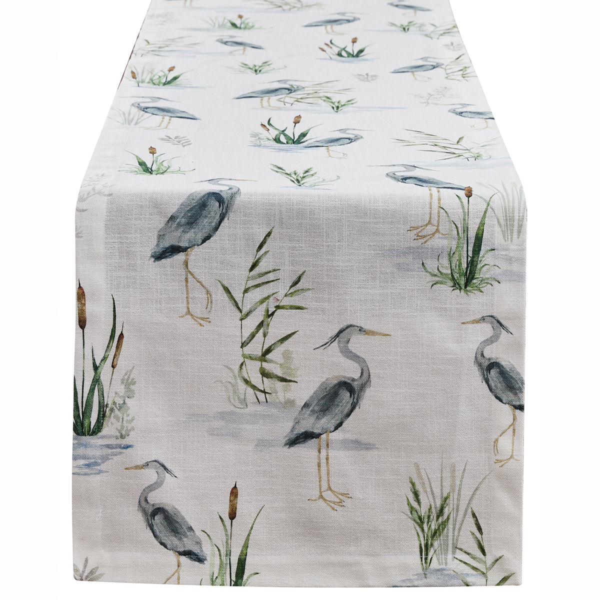 Blue Heron 54" Table Runner