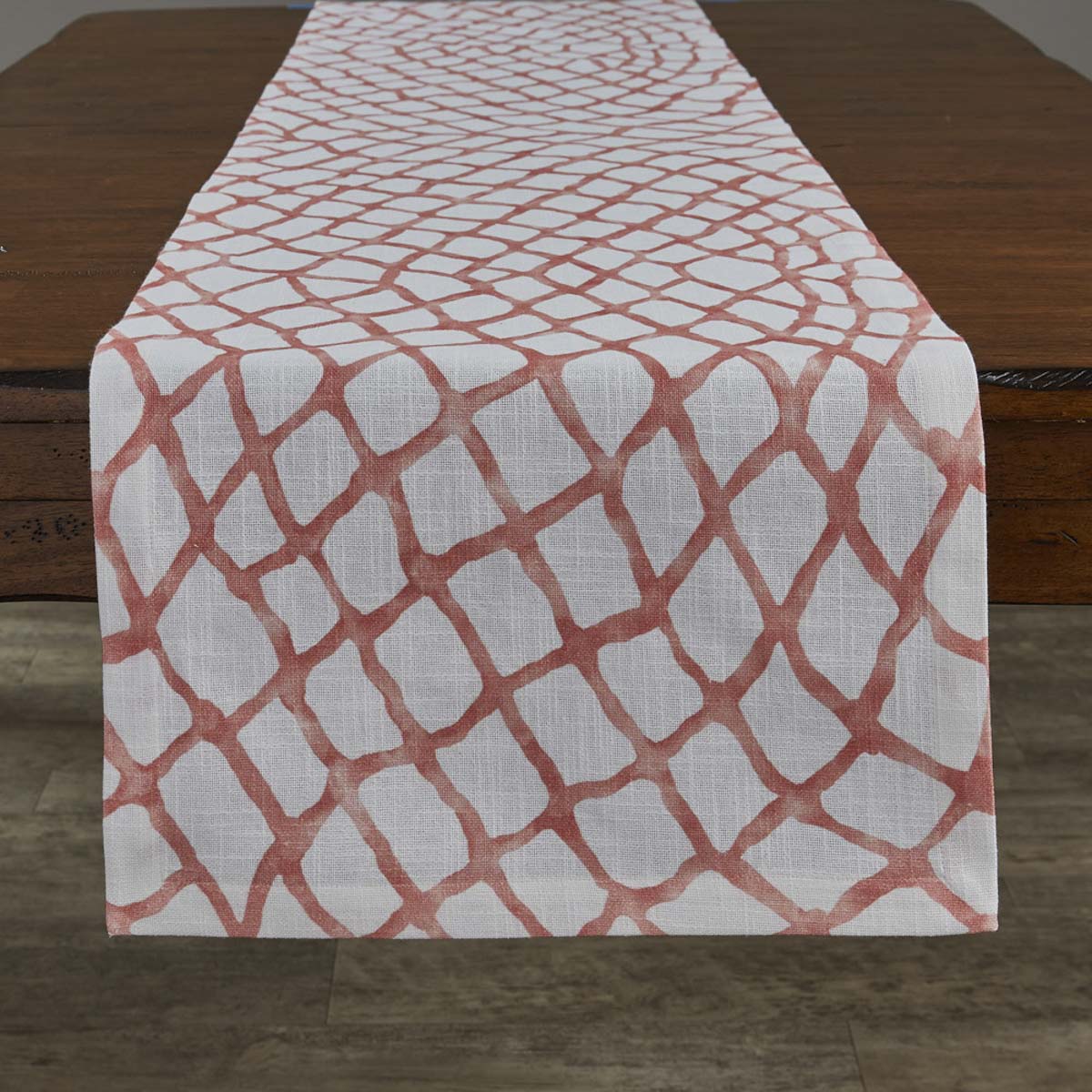 Riviera Coral 72" Table Runner