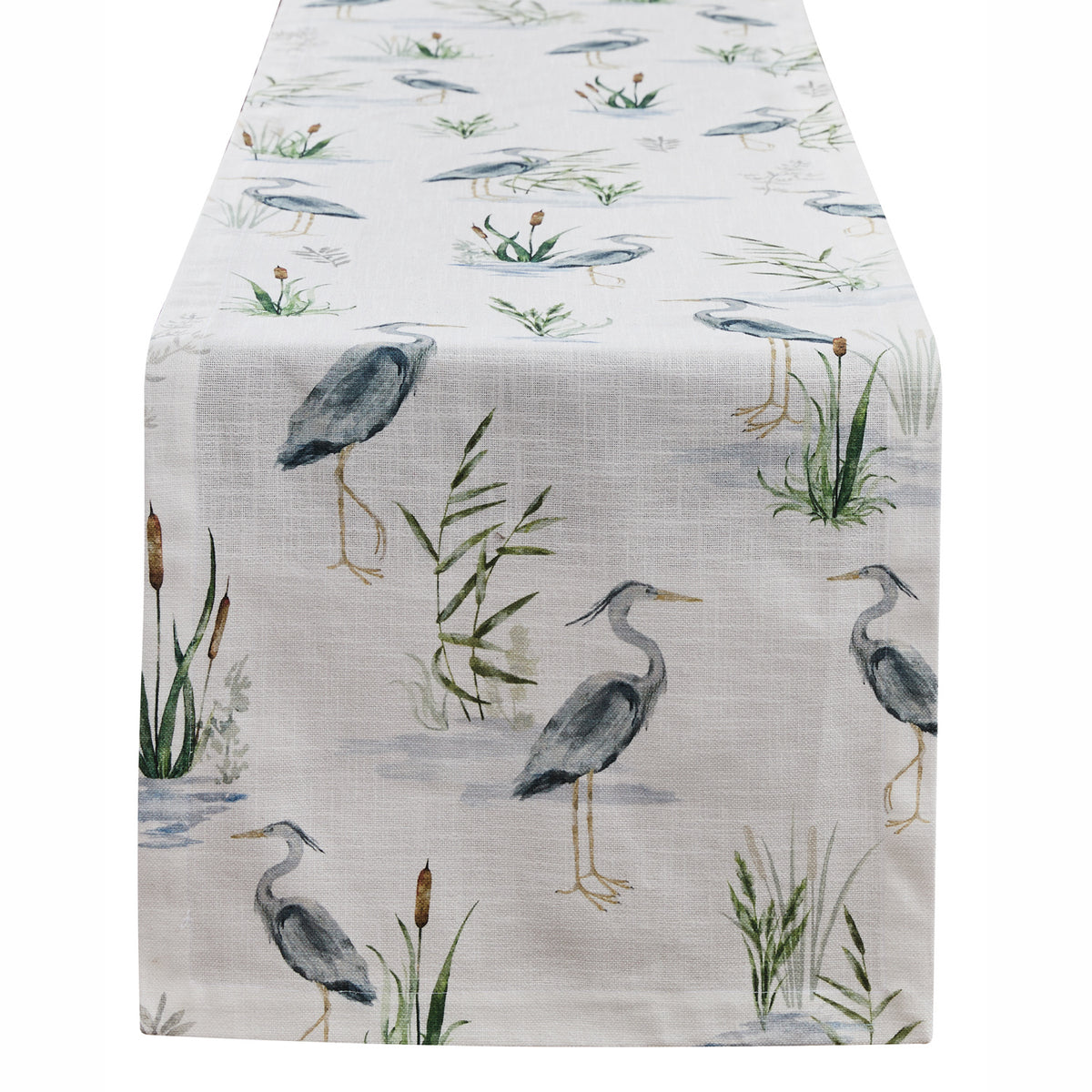 Blue Heron 72" Table Runner