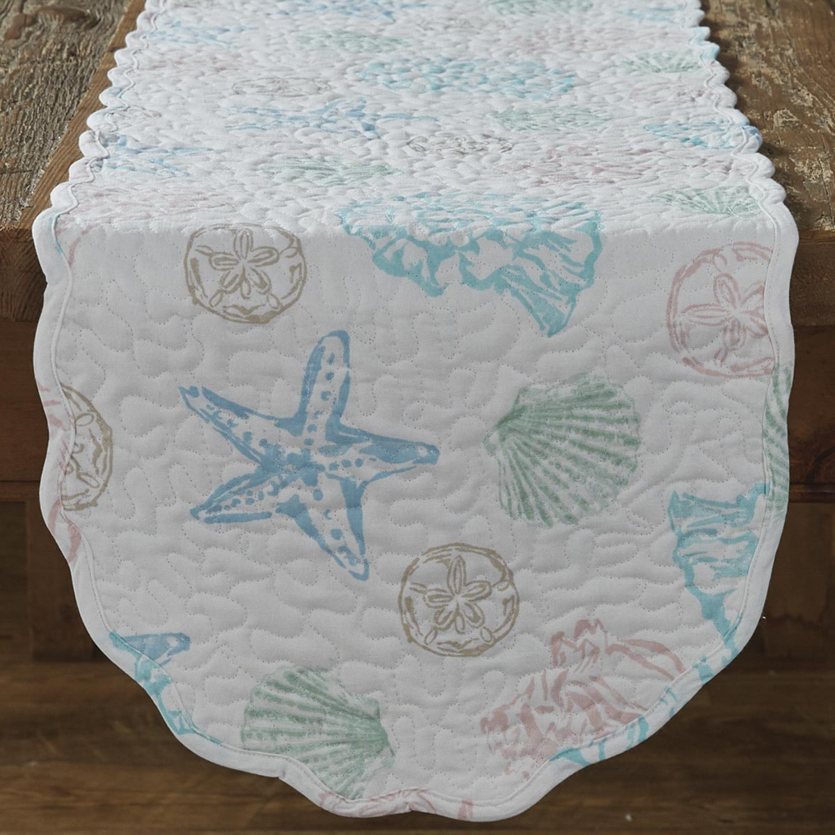 Beach Buddies Quilted 54" Table Runner