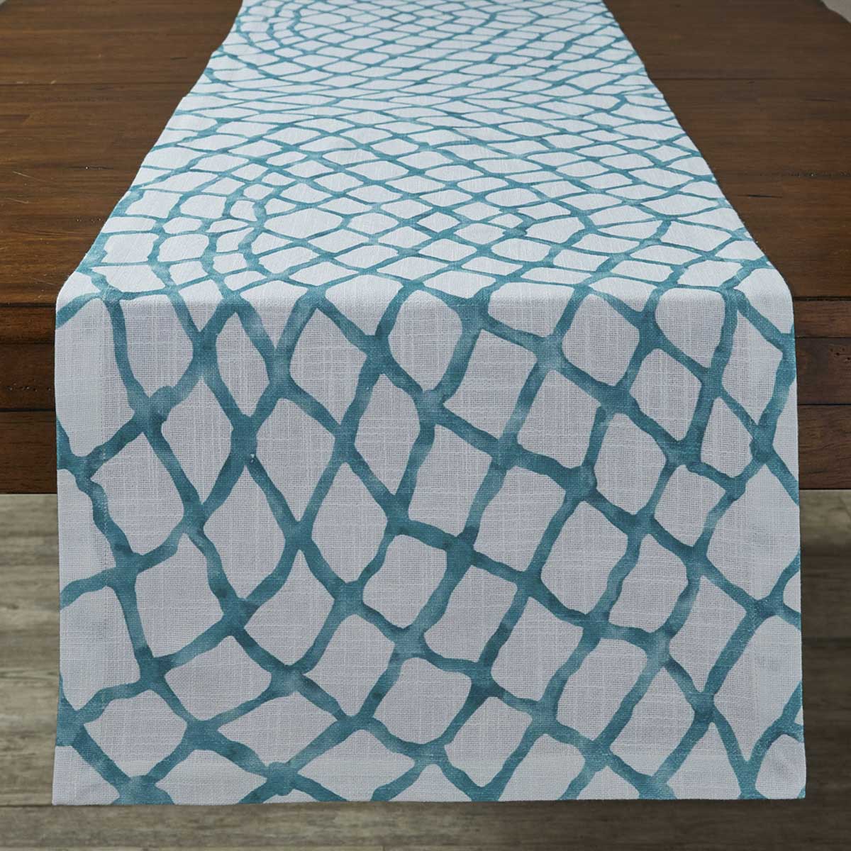 Riviera Aqua 72" Table Runner