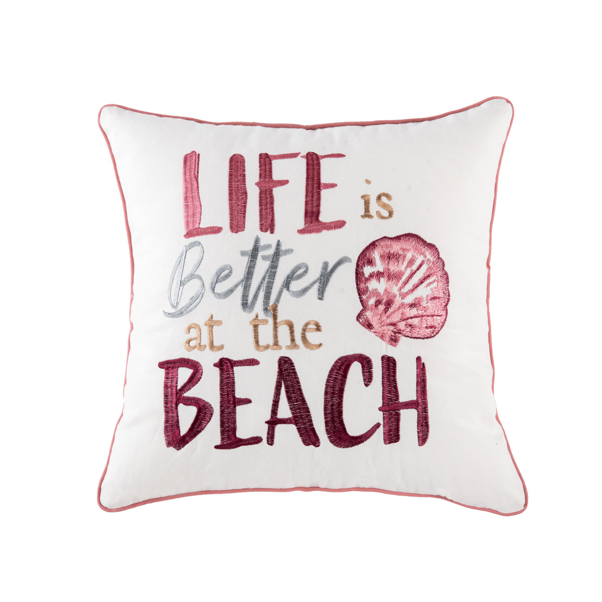 Life Is Better Throw Pillow