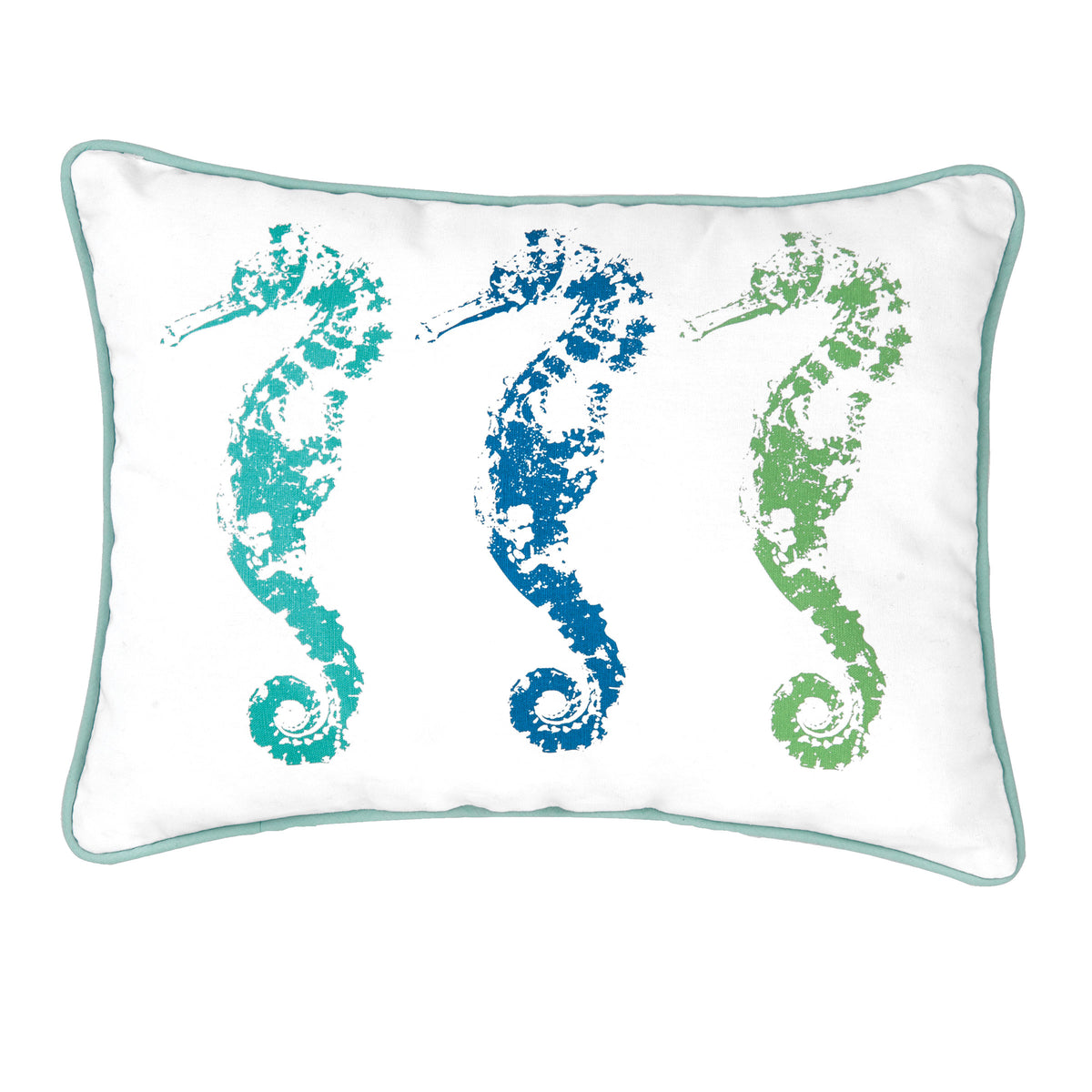 Seahorse Trio Throw Pillow