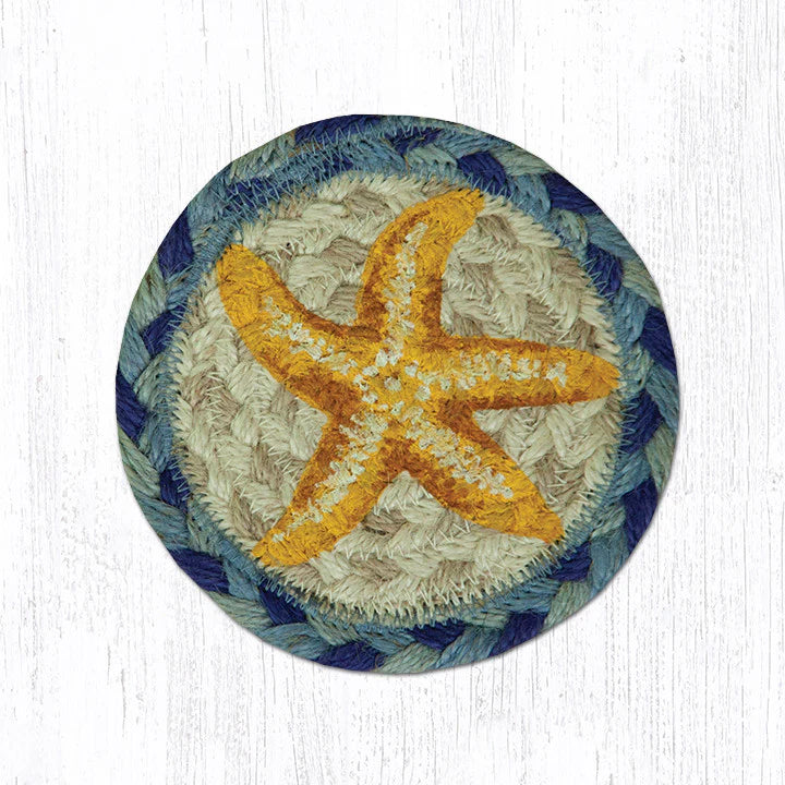 Starfish Wave Printed Coaster