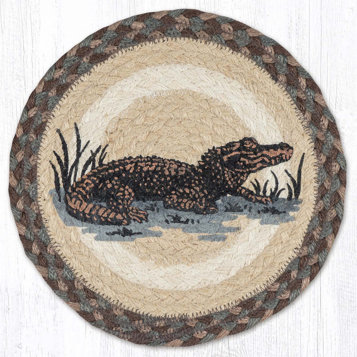 Gator Printed Round Trivet