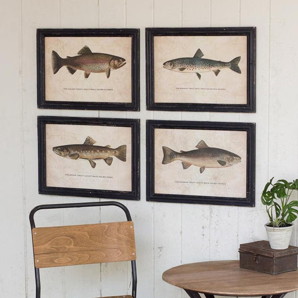 Trout Wall Painting Set