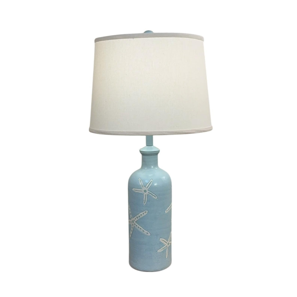 Etched Starfish Table Lamp
