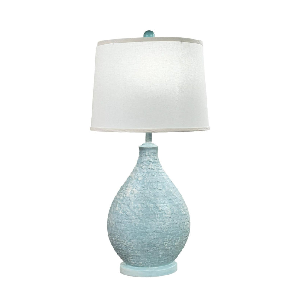 Atlantic Teardrop Fish Table Lamp