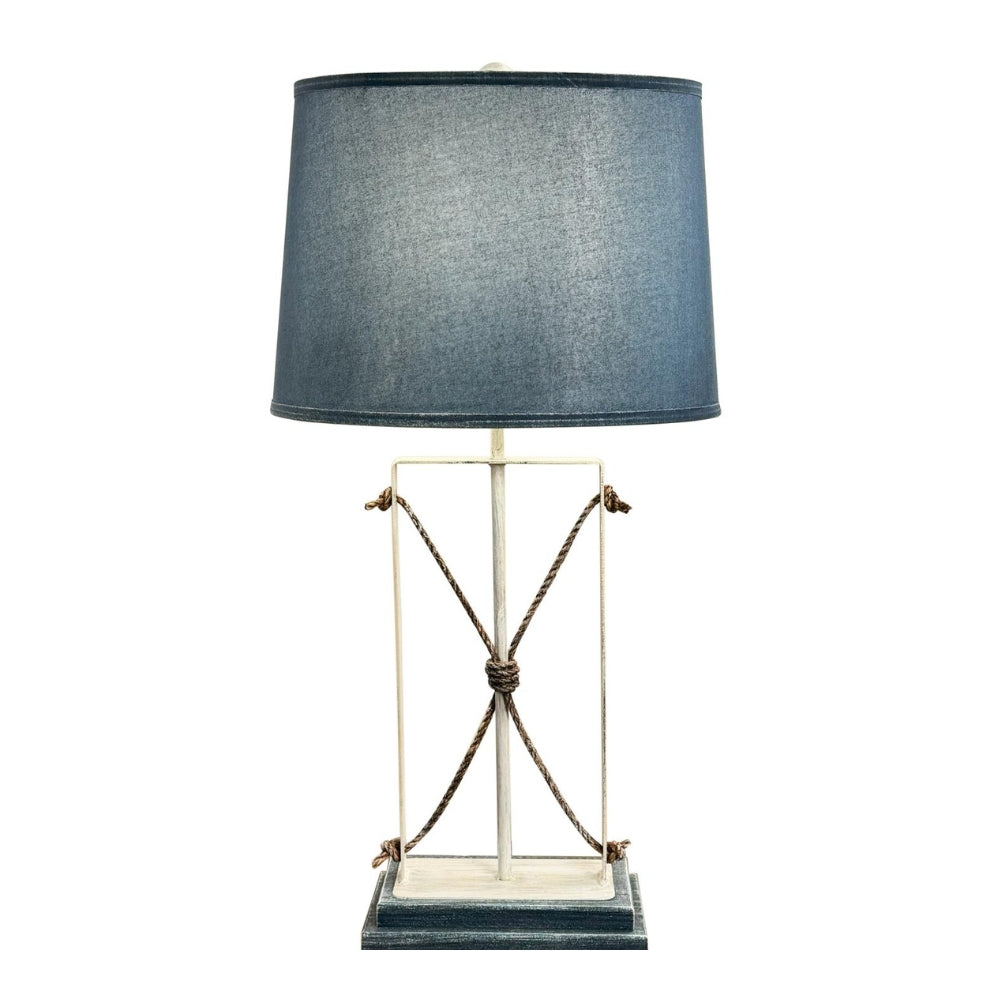 Iron Rope Navy Table Lamp