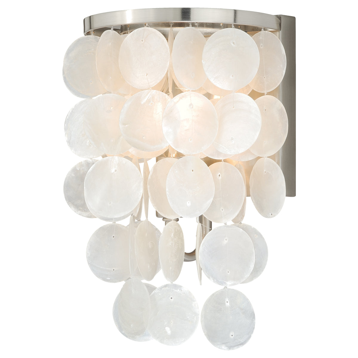 Shell Drift Vanity Light Fixture - 1 Light