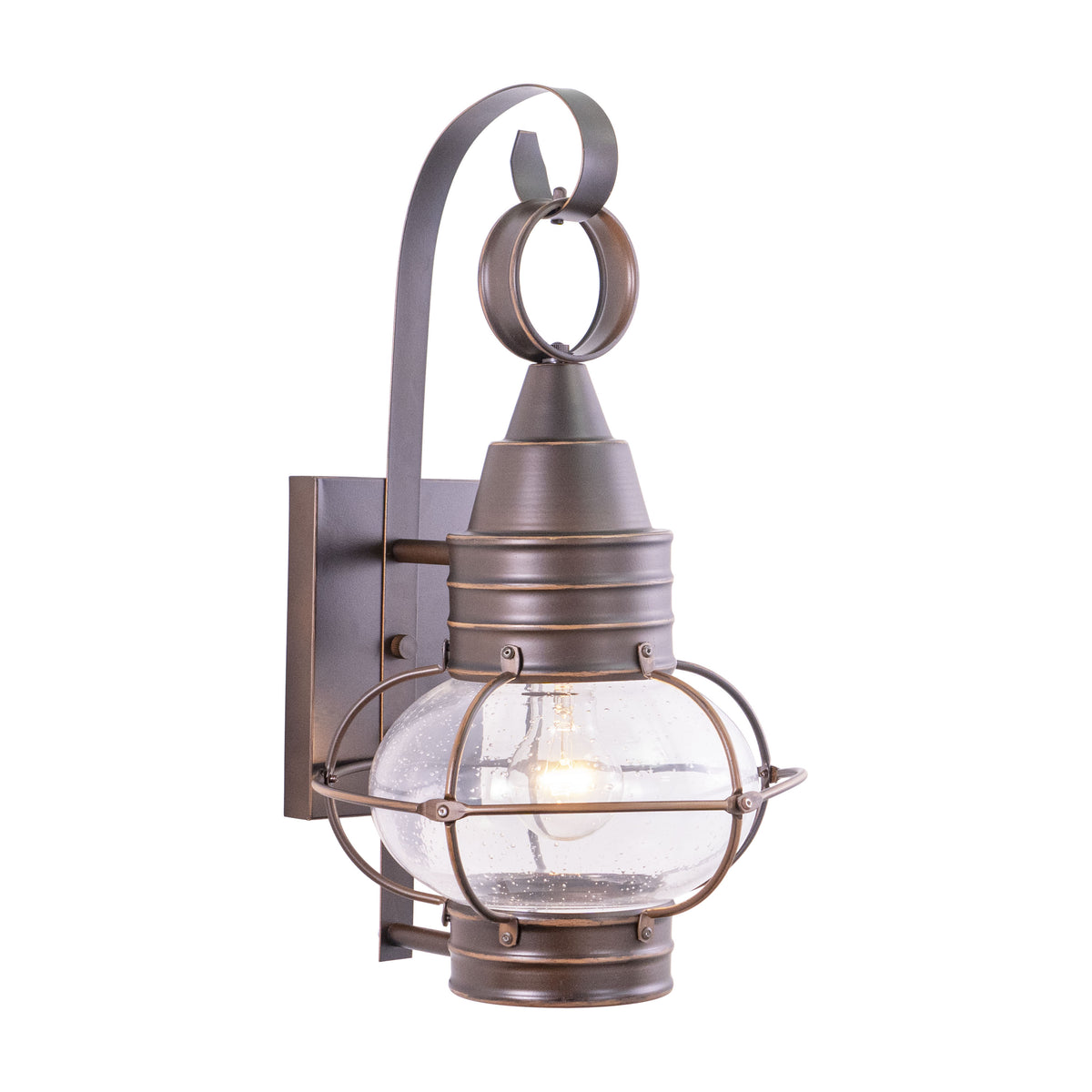Ellis 10-Inch Outdoor Wall Light - Burnished Bronze