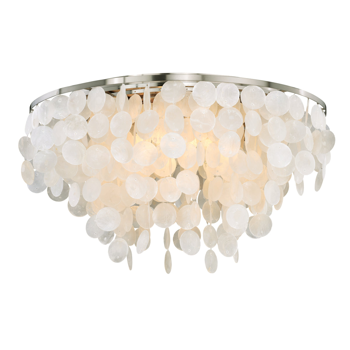 Shell Drift 24-Inch Flush Mount Light