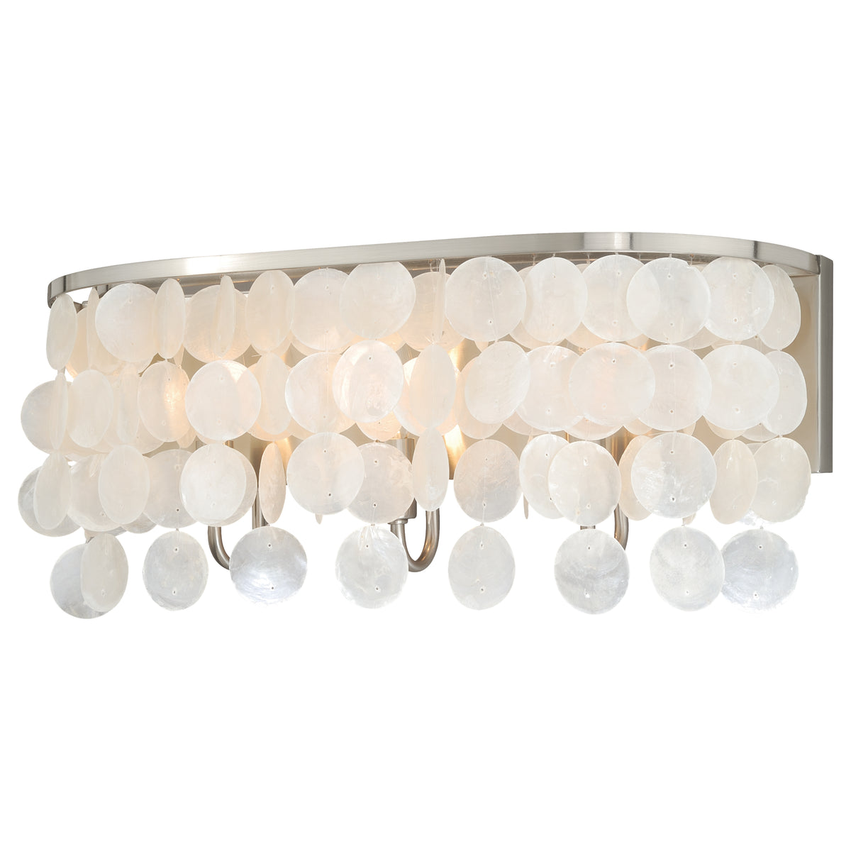 Shell Drift Vanity Light Fixture - 3 Light