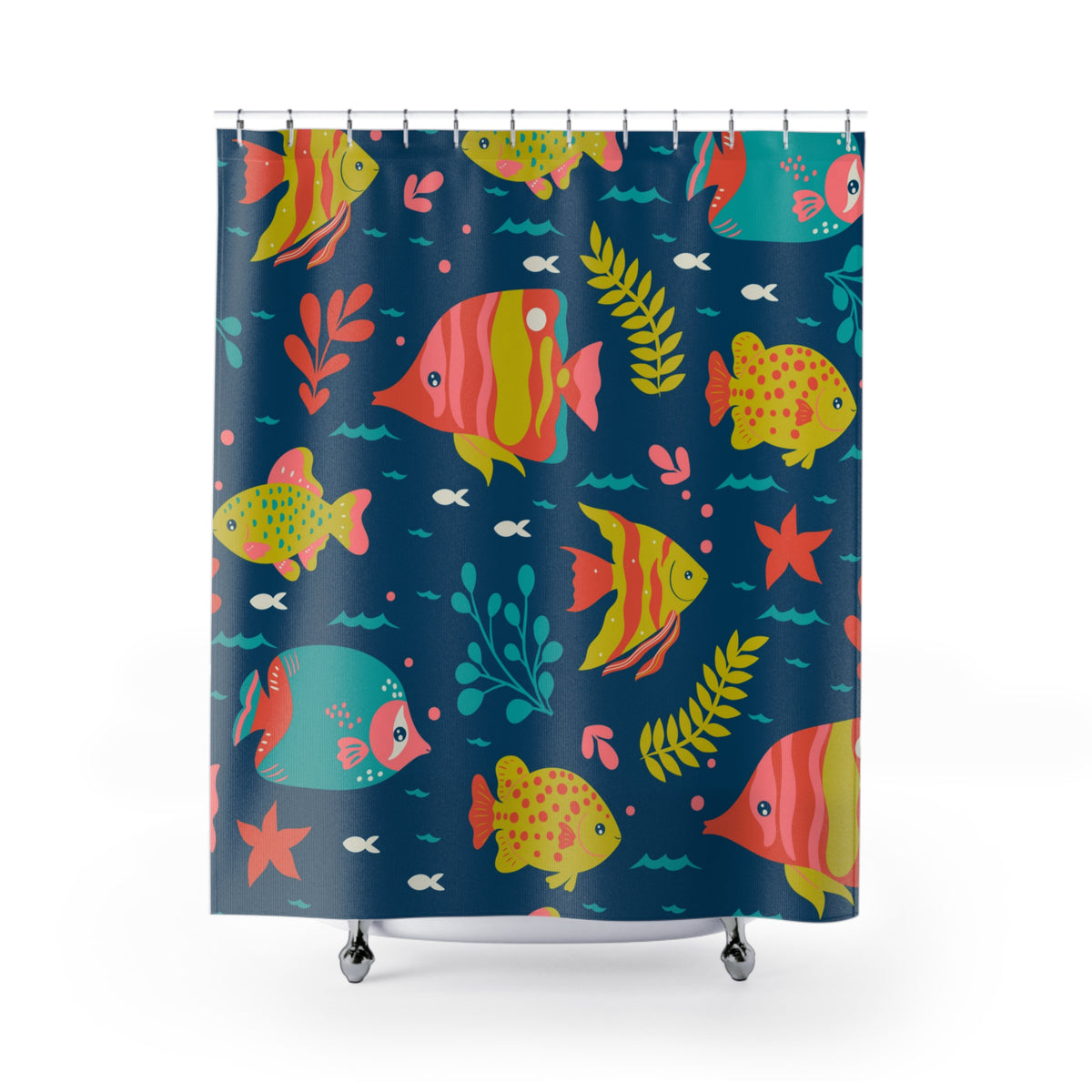 Rainbow Fish Shower Curtain