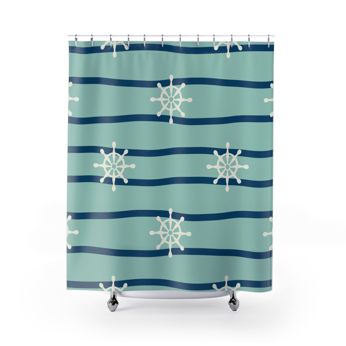Captain's Helm Shower Curtain