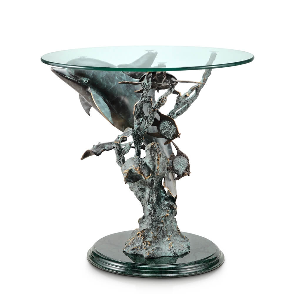 Dolphin and Friends End Table