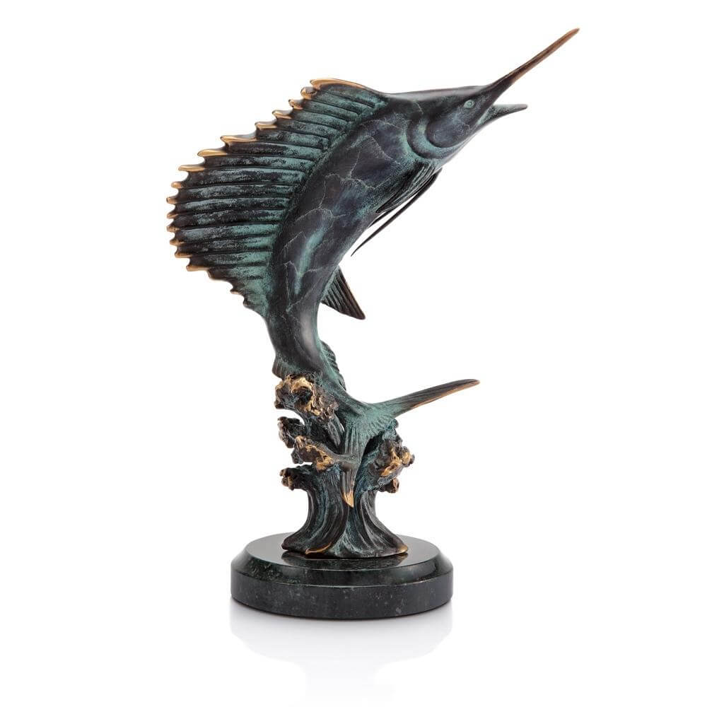 Jumping Sailfish Sculpture
