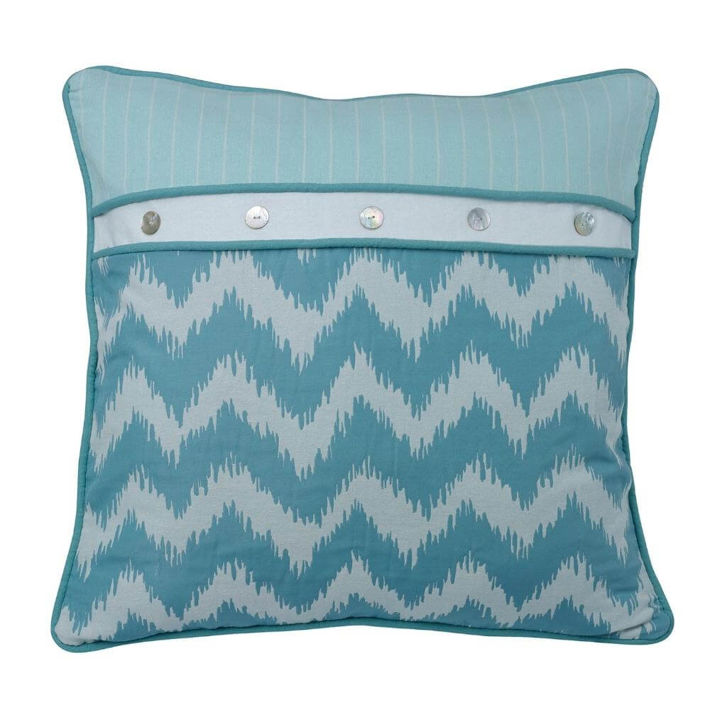 Maldives Chevron Euro Sham Pillow