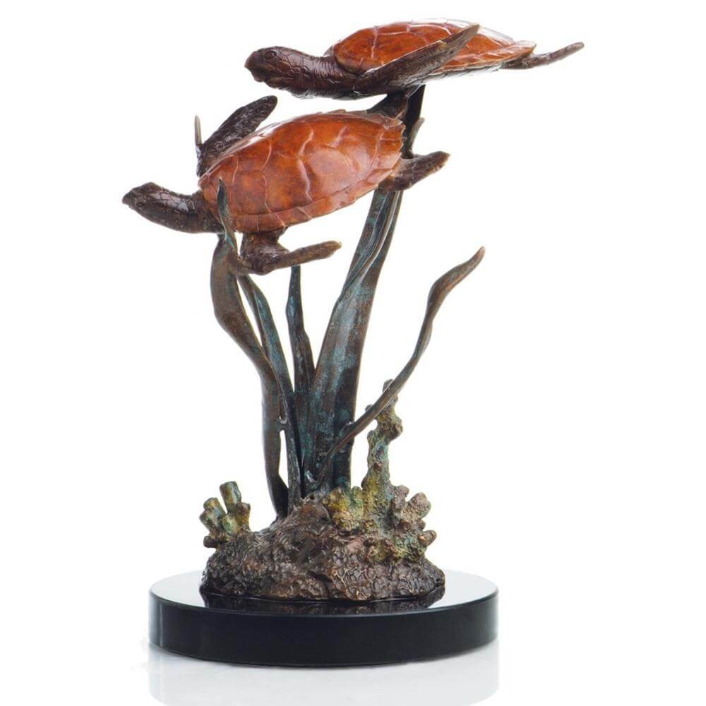 Red Turtle Lagoon Sculpture