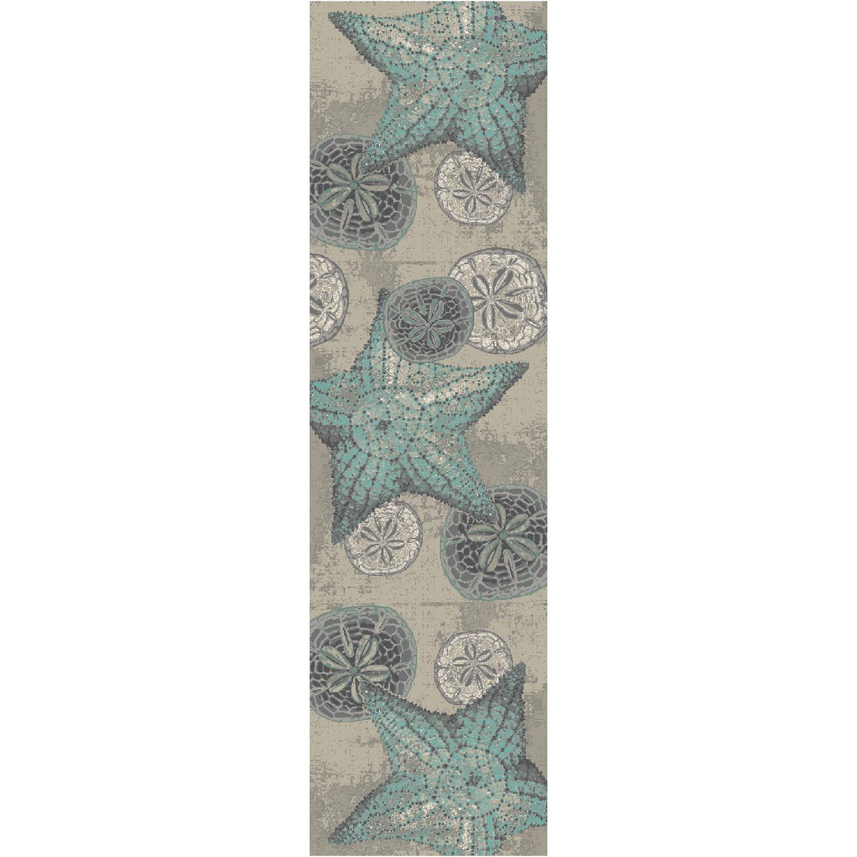 Beach Superstar Blue Rug