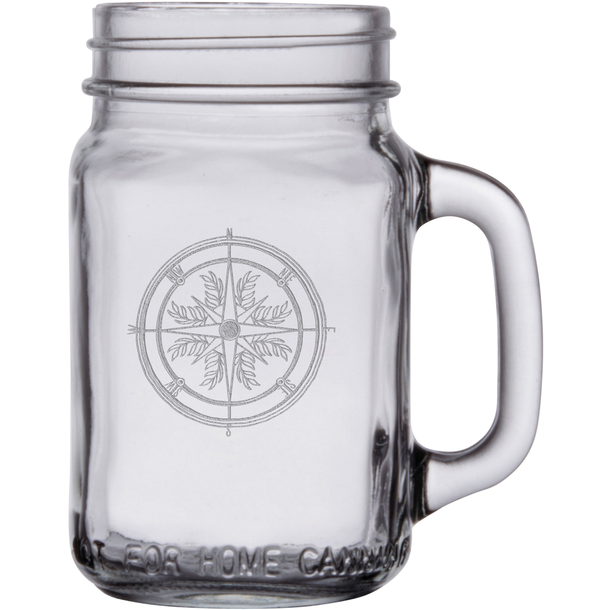 Compass 16 oz. Mason Jar Glass Sets
