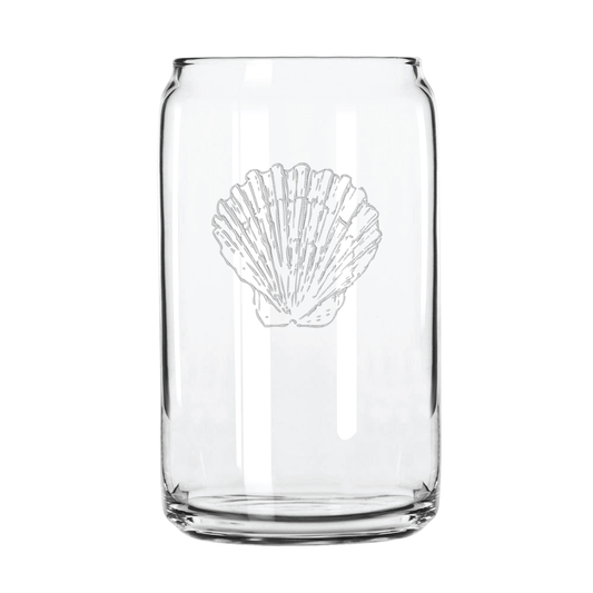 Seashell 16 oz. Can Glass Sets