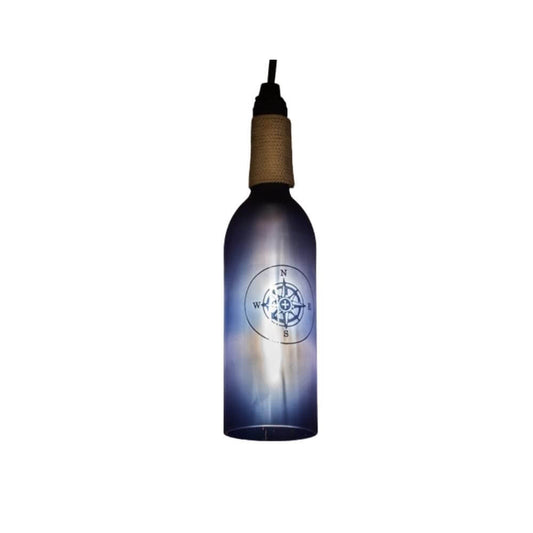 Midnight Wine Compass Mini Pendant
