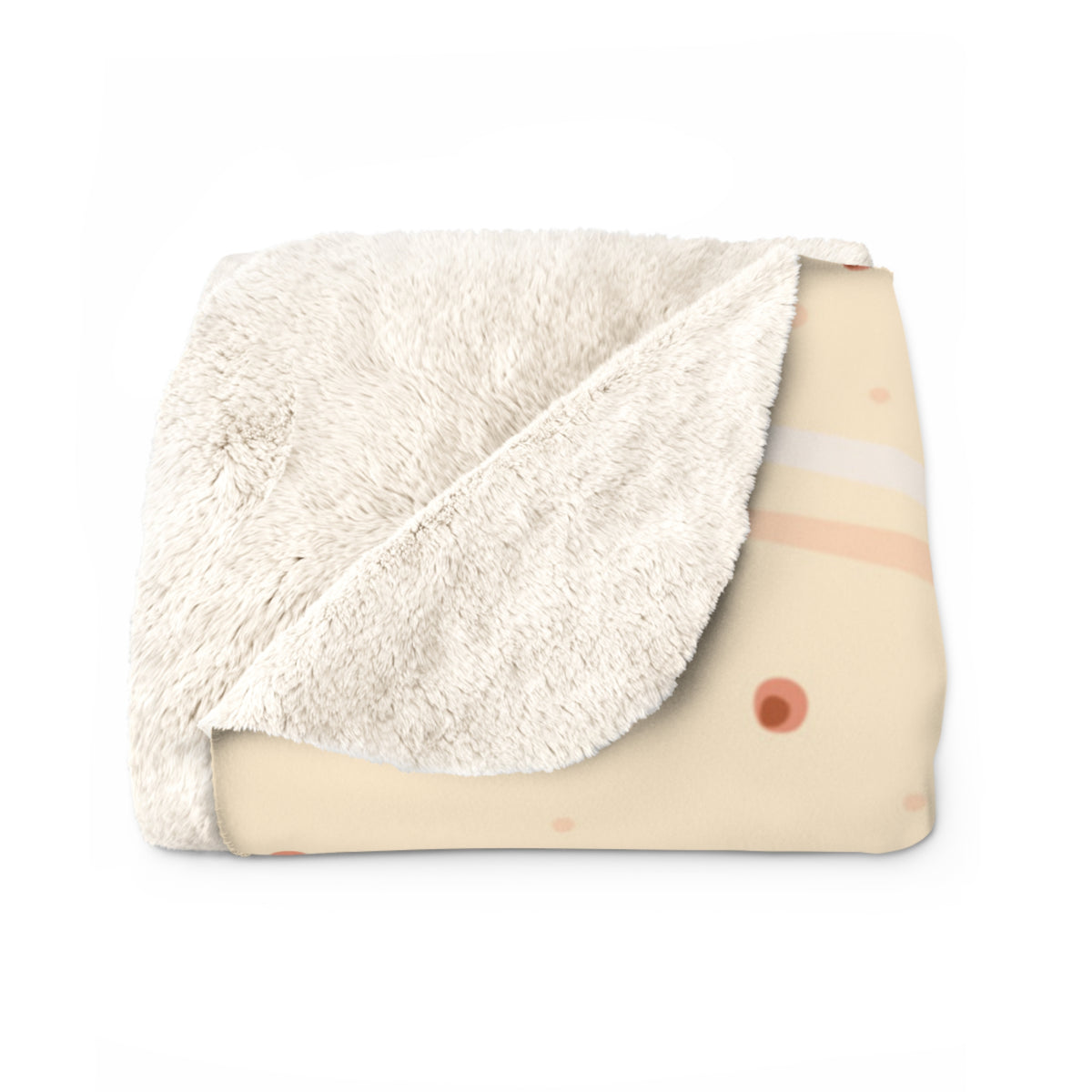 Sand Shell Sherpa Fleece Blanket