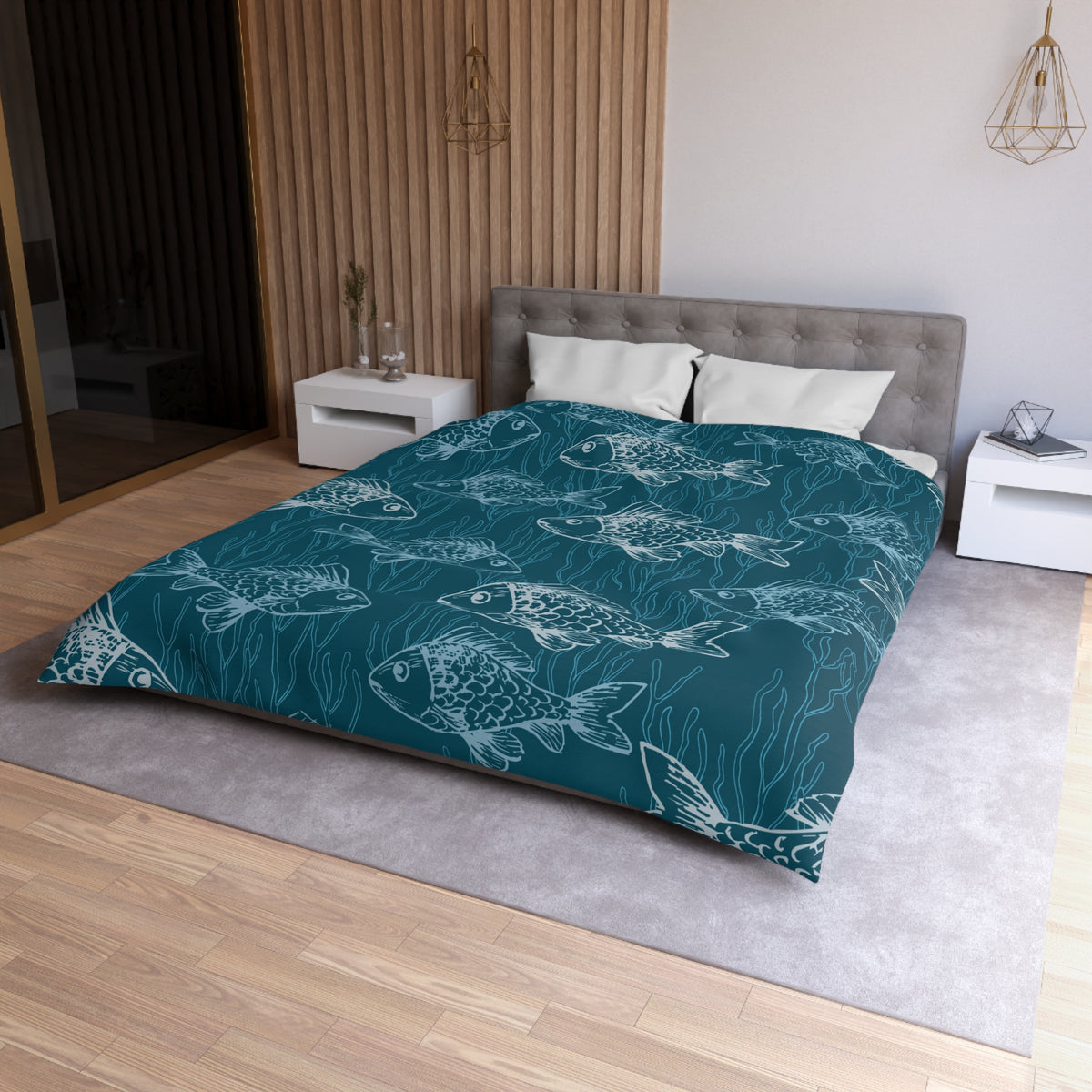Blue Fin Microfiber Duvet Cover