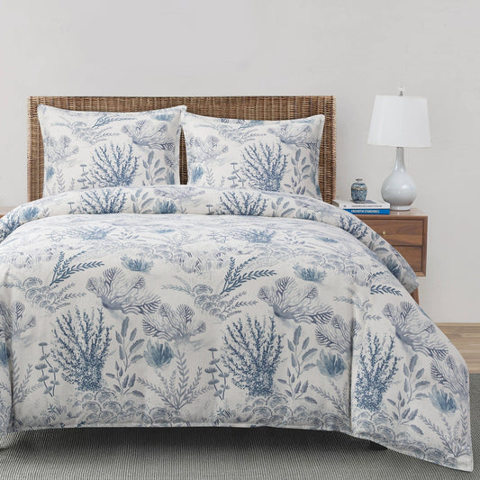 Coral Hues Bedding Set
