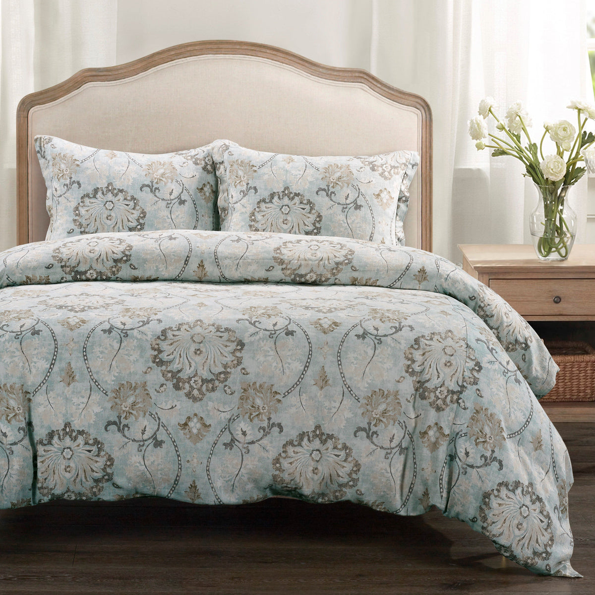 Shallow Blues Bedding Set