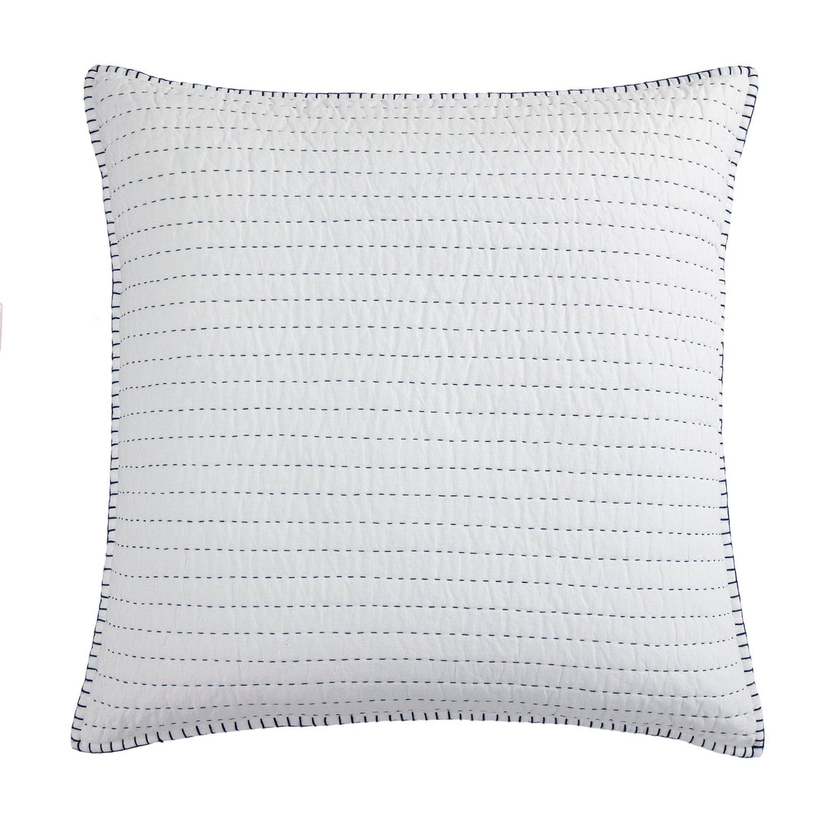 Indigo Striped Euro Sham