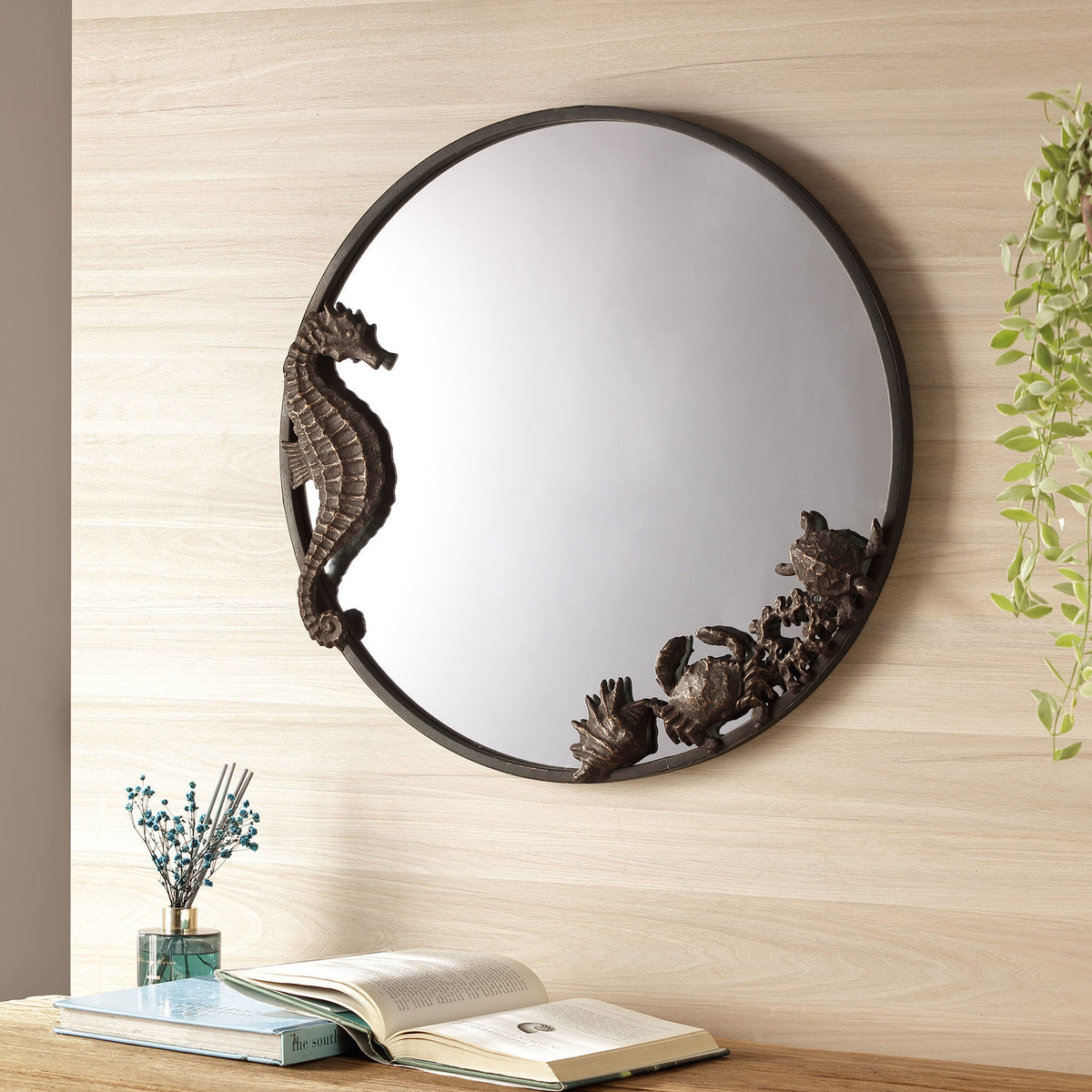 Seahorse & Sea Life Wall Mirror