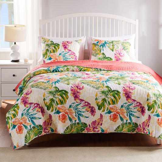 Bright Tropics Quilt Set