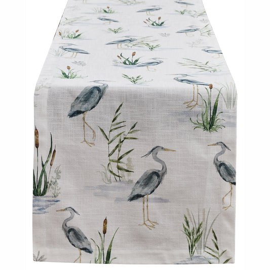 Blue Heron 54" Table Runner