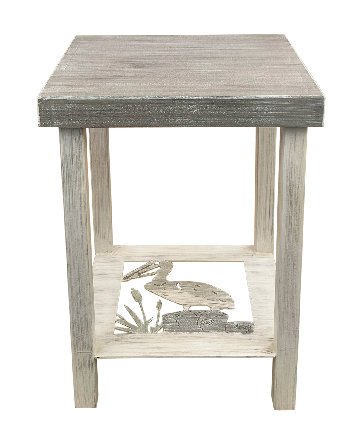 Dockside Pelican Square End Table