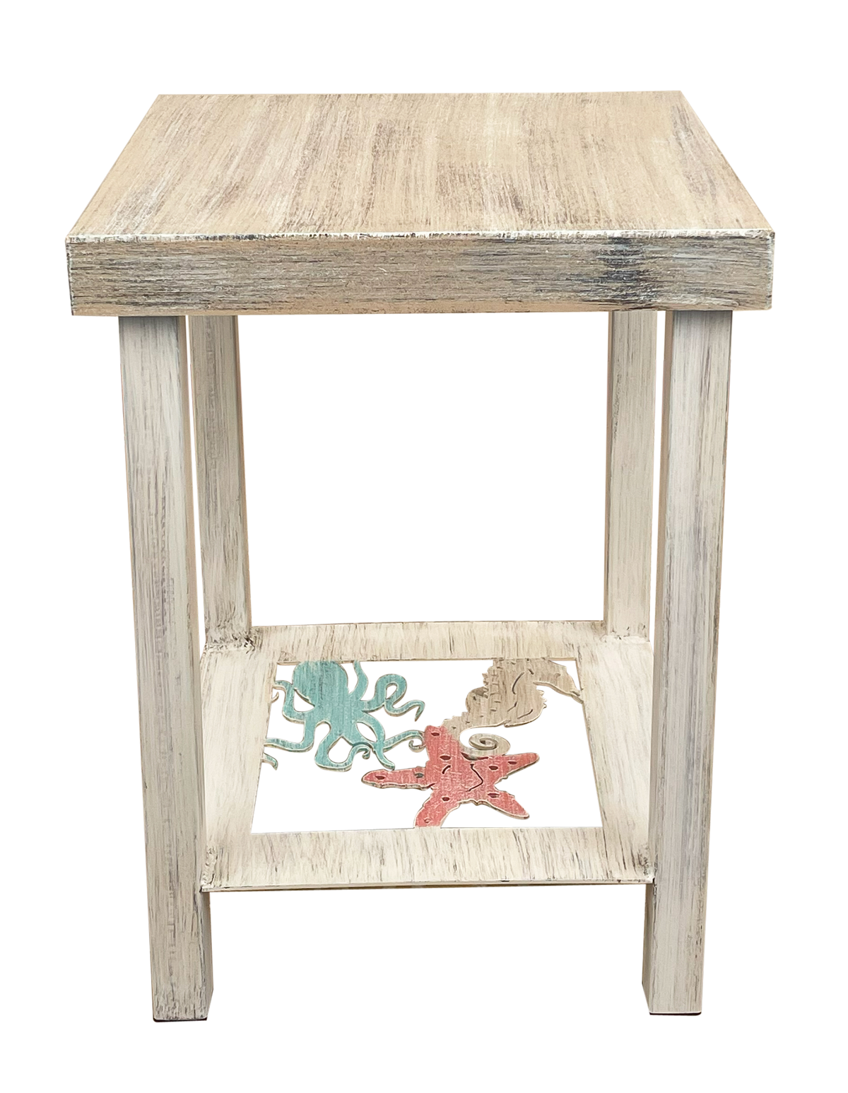 Island Square Underwater Friends End Table