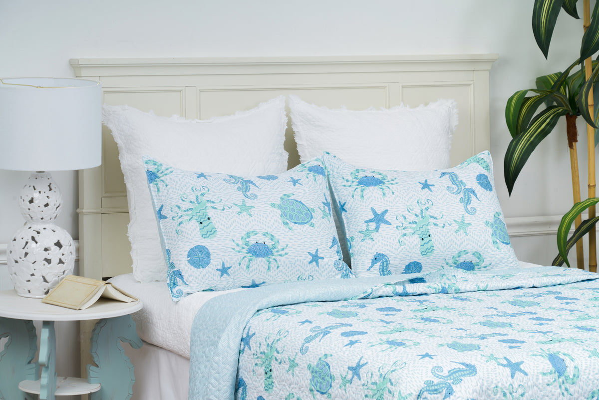You, Me, & The Sea Quilt Set