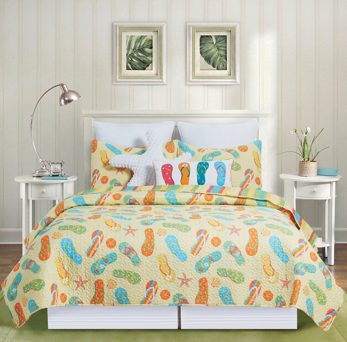 Flip Flop Splash Quilt Set
