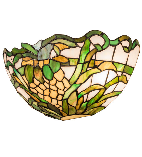 Pineapple Glass 12.5" Wall Sconce
