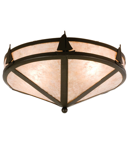 Sailboat Seas 16" Flush Mount