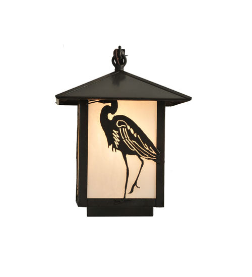 Heron 8" Curved Arm Wall Sconce