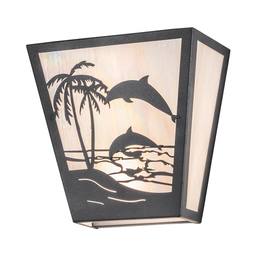 Dolphin Dance 12" Wall Sconce