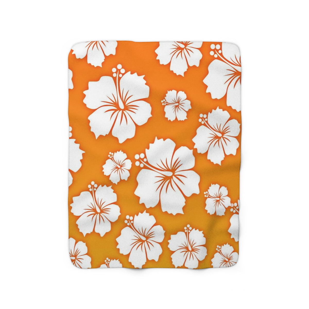 Tropic Flower Sherpa Fleece Blanket