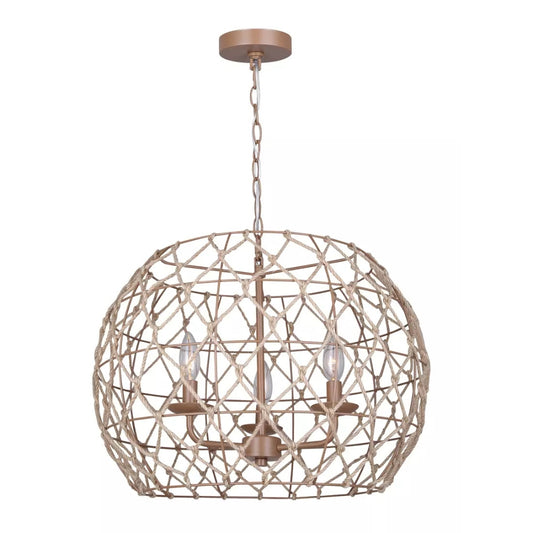 Tan Rope 20" Pendant