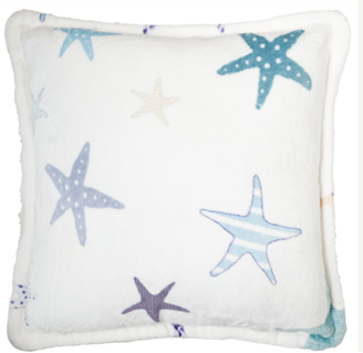 Starfish Colony Sherpa Pillow